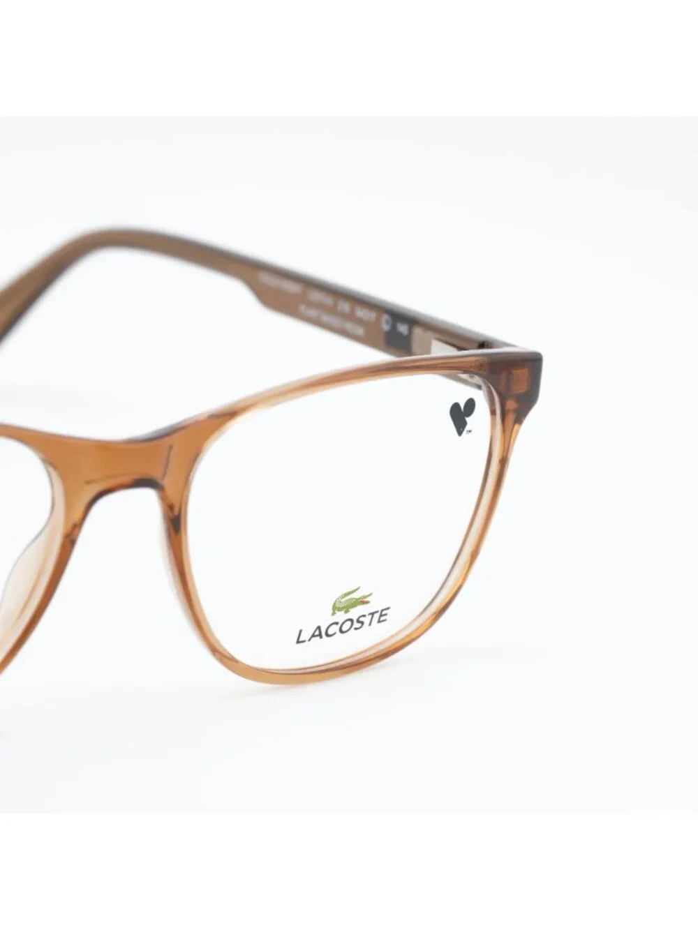 Lacoste L2979 N 210 Eyeglasses Transparent Brown 54mm Square Frame